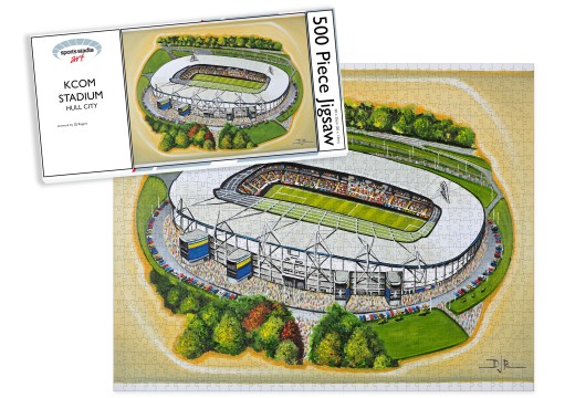 Hull City FC MKM Stadium Art Jigsaw Puzzle